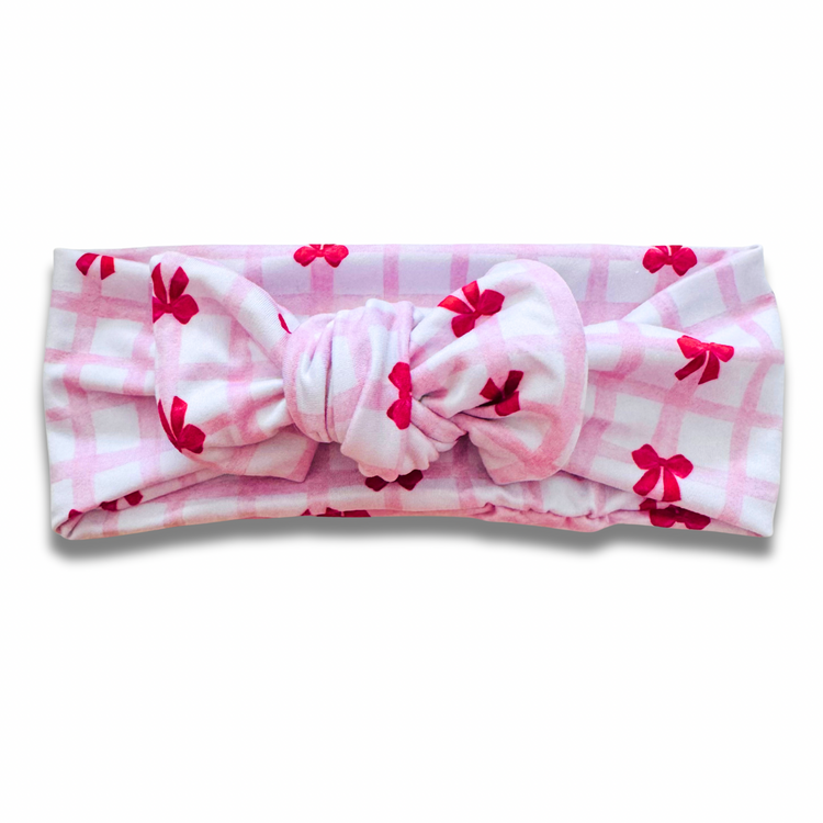 Bowtiful Pink Sweetie Headband Sewing Sweethearts