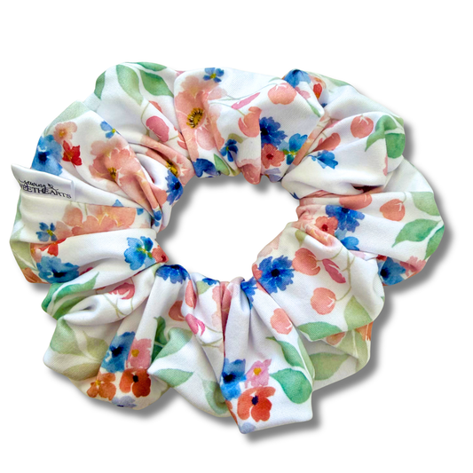 Rosewater Meadow Scrunchie Sewing Sweethearts