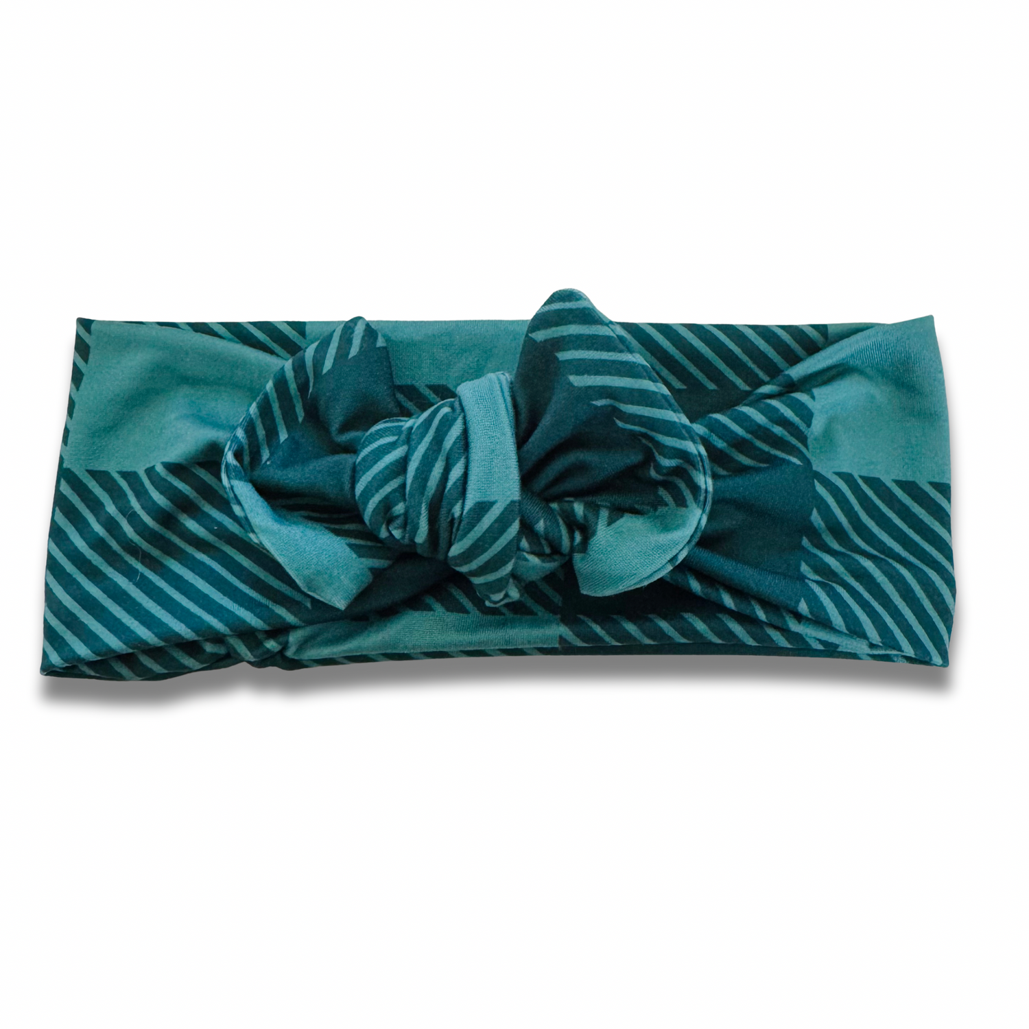 Forest Plaid Sweetie Headband Sewing Sweethearts