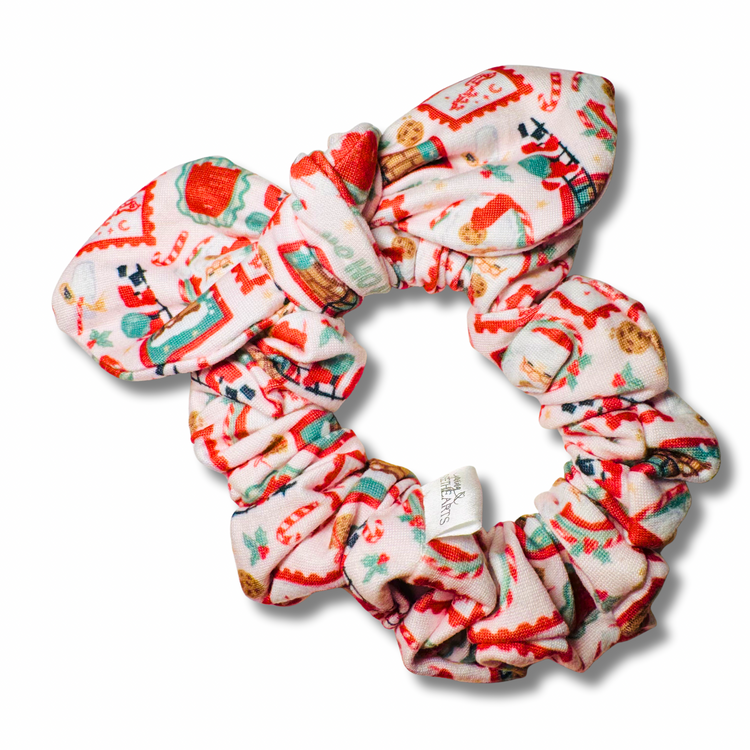 Santa Claus is Coming to Town Bow Scrunchie