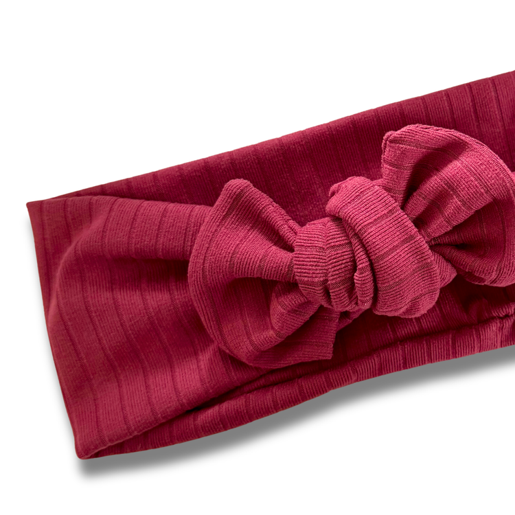 Rosewood Ribbed Sweetie Headband Sewing Sweethearts