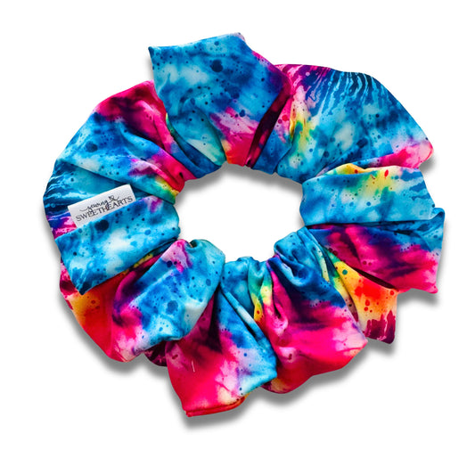 Bright Tie Dye Scrunchie  Sewing Sweethearts   