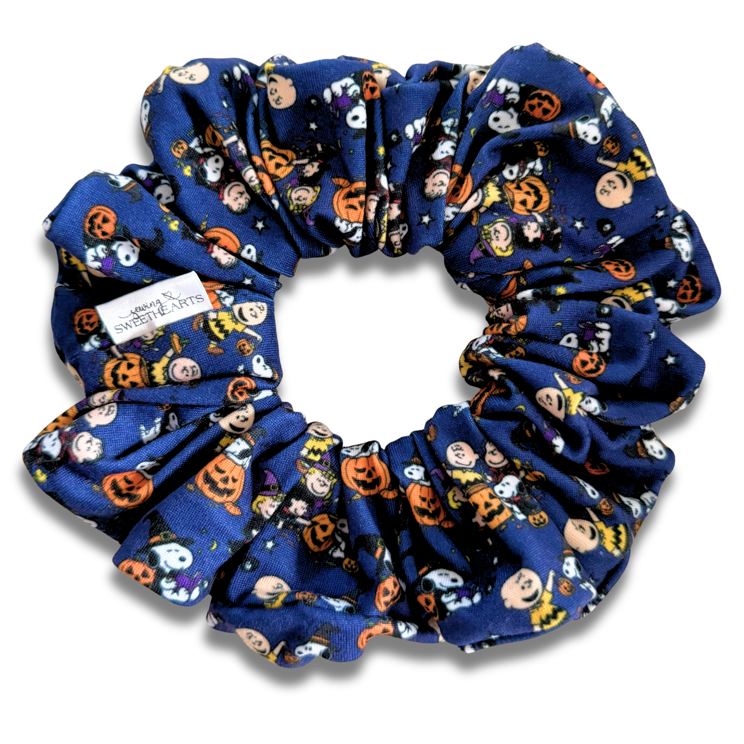 Peanuts Halloween Scrunchie Sewing Sweethearts