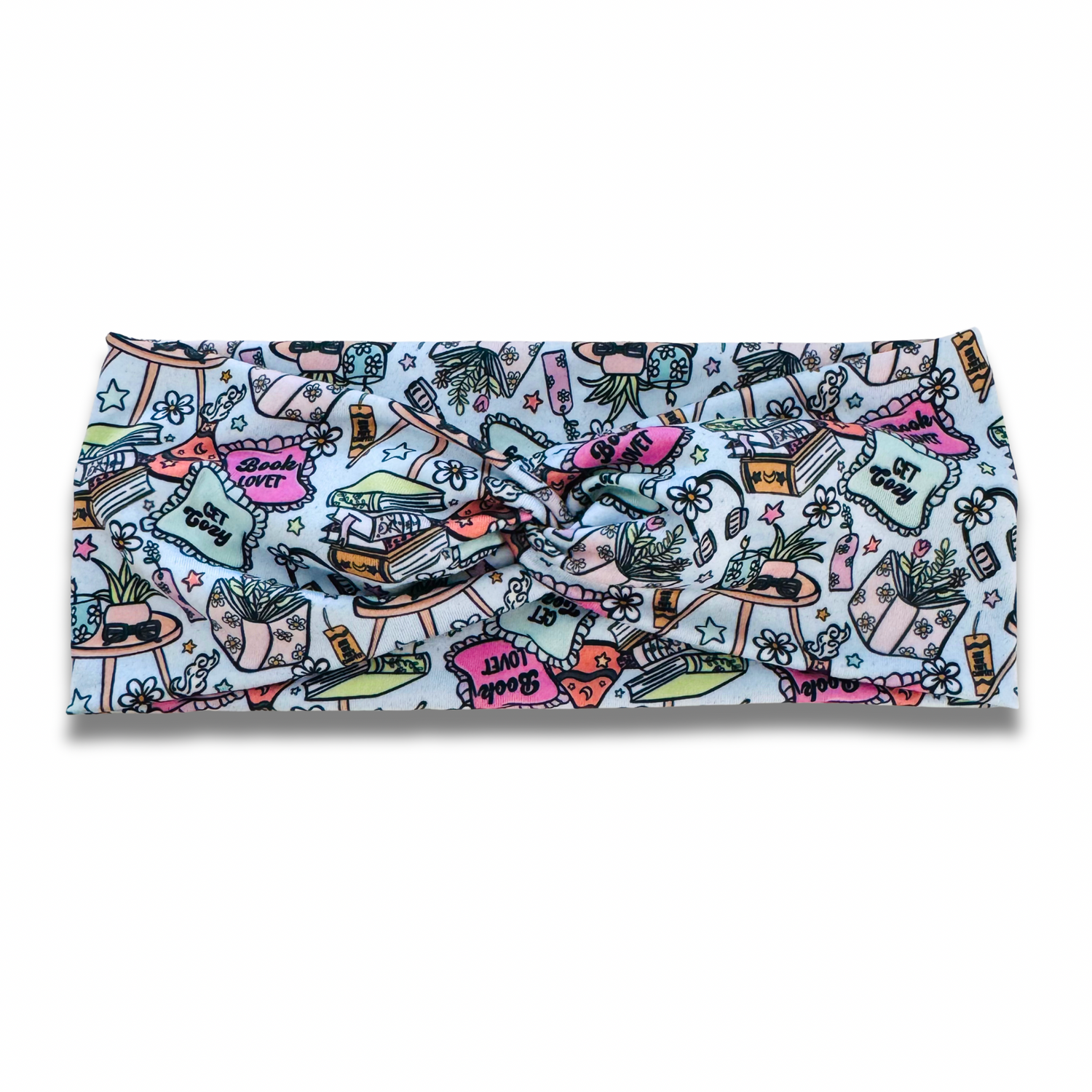 Cozy Book Lover Sweetheart Headband (or removable tie option) Sewing Sweethearts Sweetheart