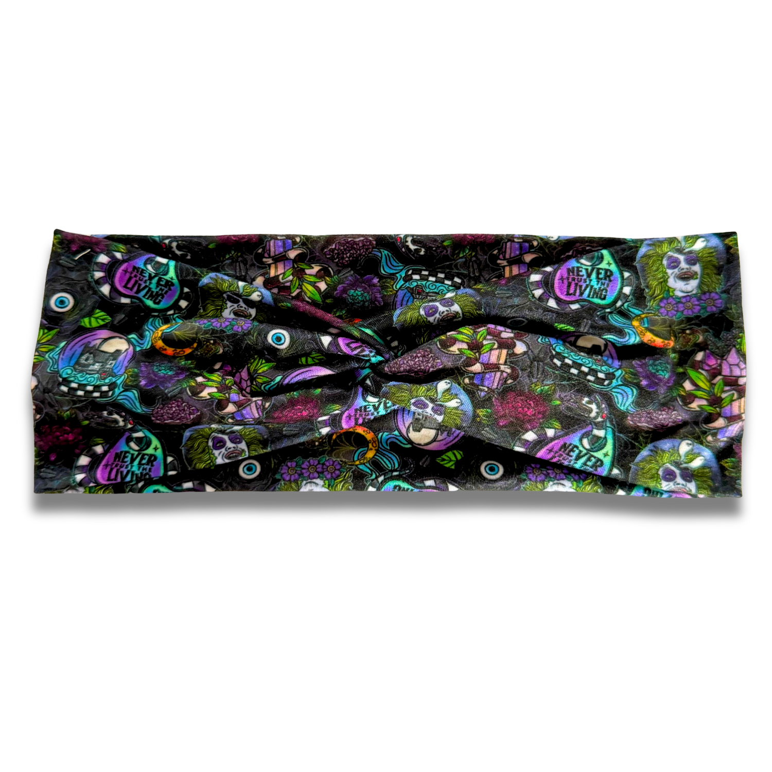 Never Trust The Living Sweetheart Headband (or removable tie option) Sewing Sweethearts Sweetheart