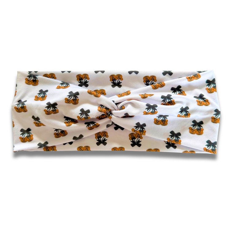 Mouse Pumpkins Sweetheart Headband (or removable tie option) Sewing Sweethearts Sweetheart