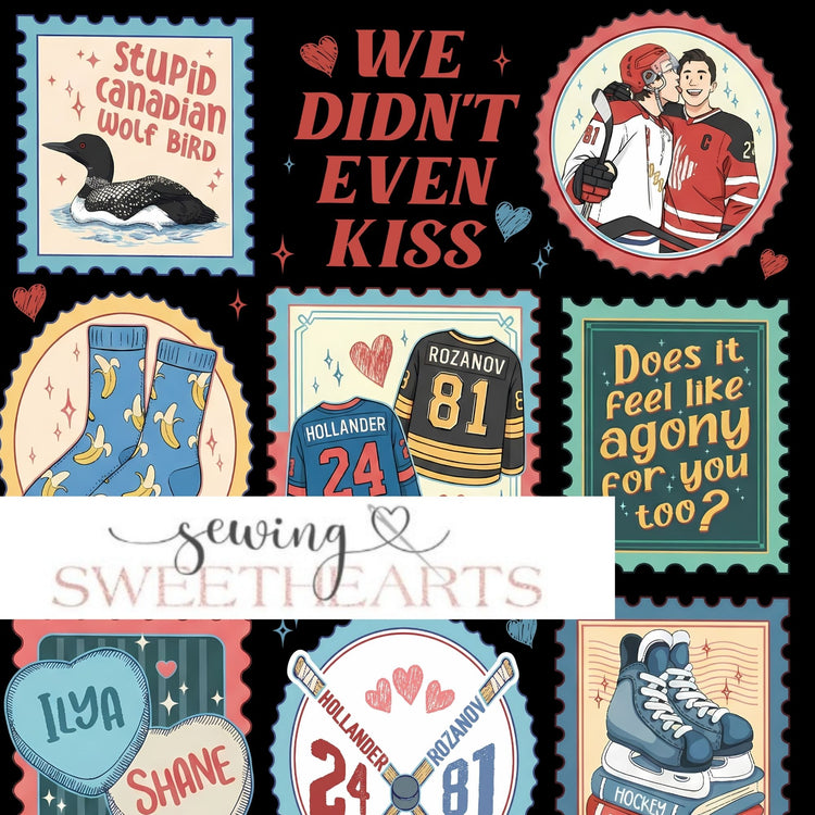 Heated Romance (v.2) Minky Blanket PREORDER (~4 weeks before shipping) Sewing Sweethearts