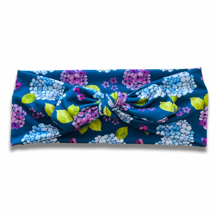 Hydrangea Whisper Sweetheart Headband (or removable tie option) Sewing Sweethearts Sweetheart with Removable Tie