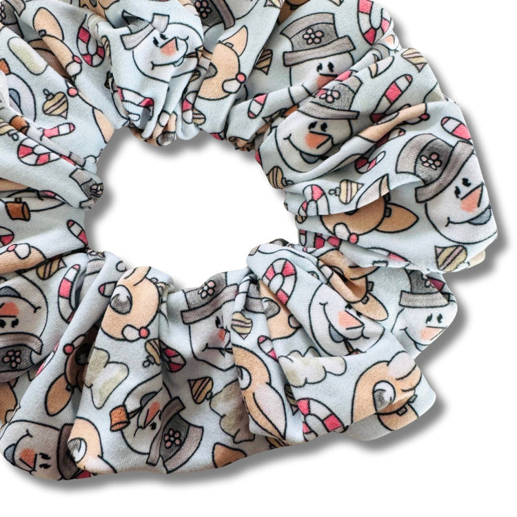Classic Reindeer & Snowman Scrunchie  Sewing Sweethearts   