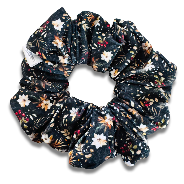 Mini Festive Florals Scrunchie