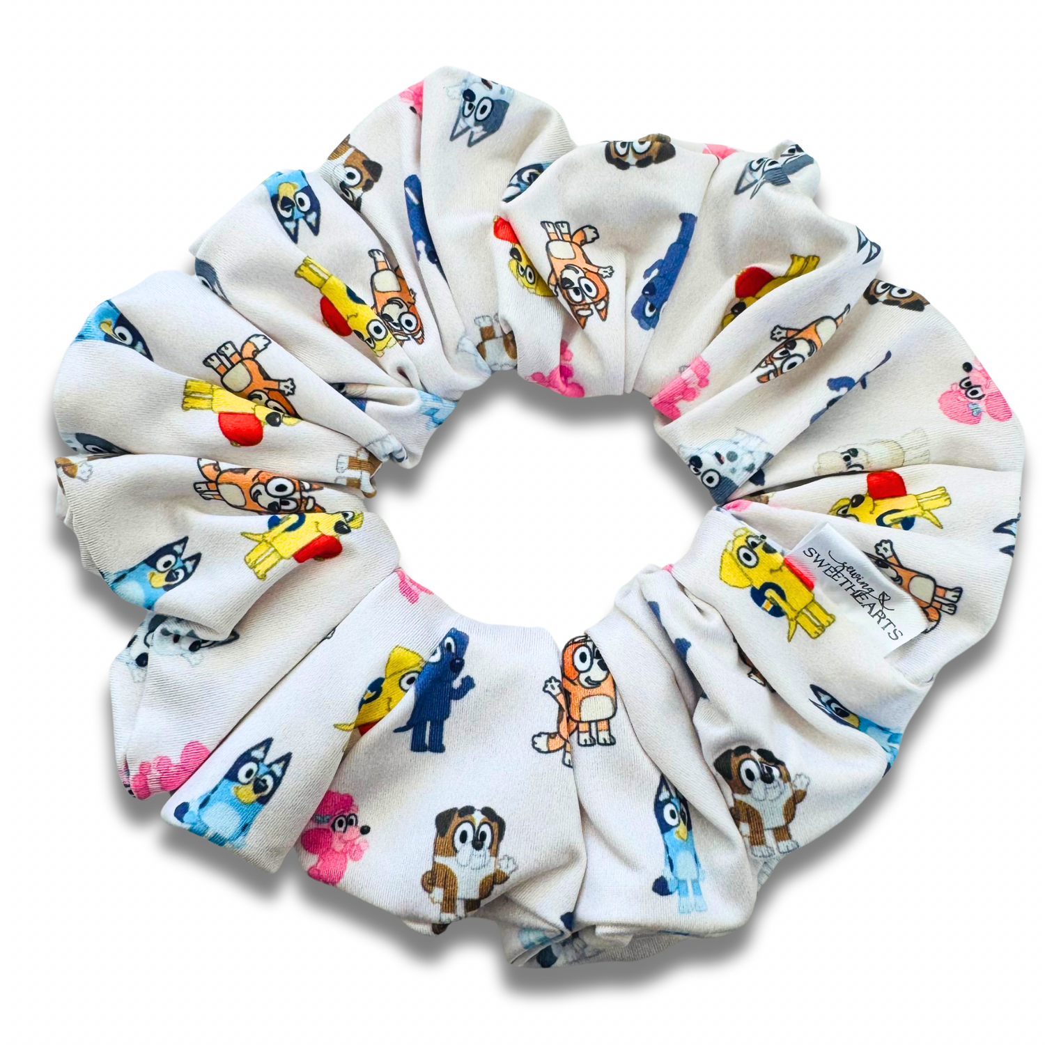 Blue Dog Scrunchie Sewing Sweethearts