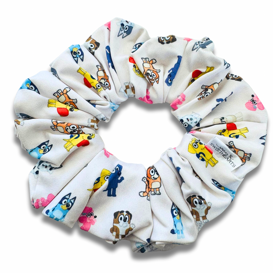 Blue Dog Scrunchie Sewing Sweethearts