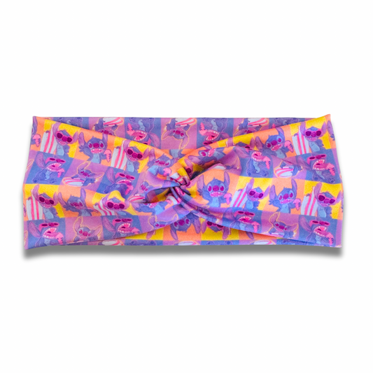 Summer Alien Sweetheart Headband (or removable tie option) Sewing Sweethearts Sweetheart