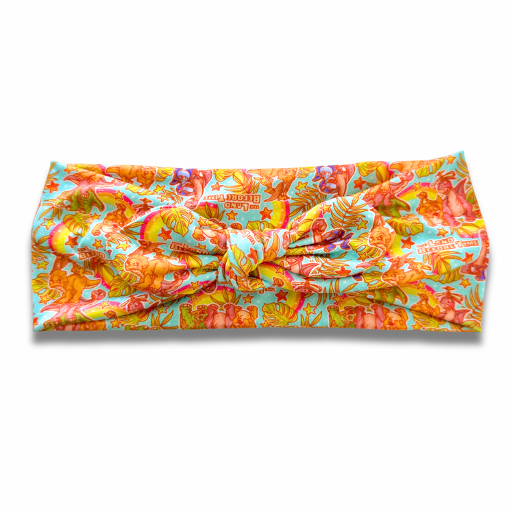 Famous Dinosaurs Sweetheart Headband (or removable tie option) Sewing Sweethearts Sweetheart with Removable Tie