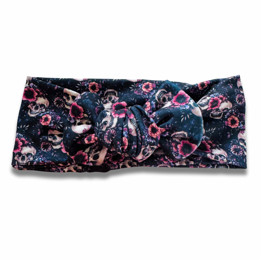 Floral Skulls Sweetie Headband Sewing Sweethearts