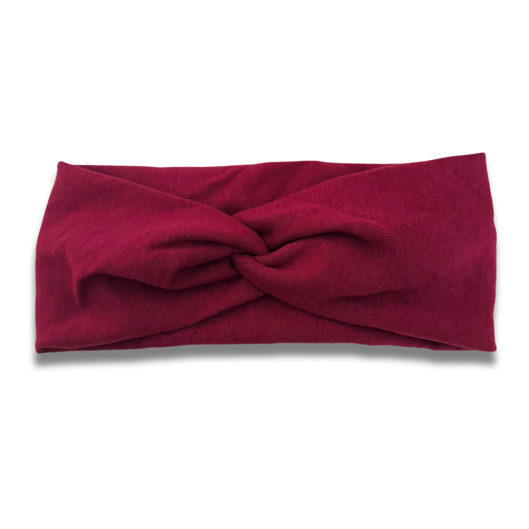 Cranberry Bamboo Fleece Ear Warmer Sewing Sweethearts