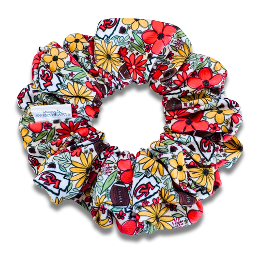 Football: Chiefs Scrunchie Sewing Sweethearts