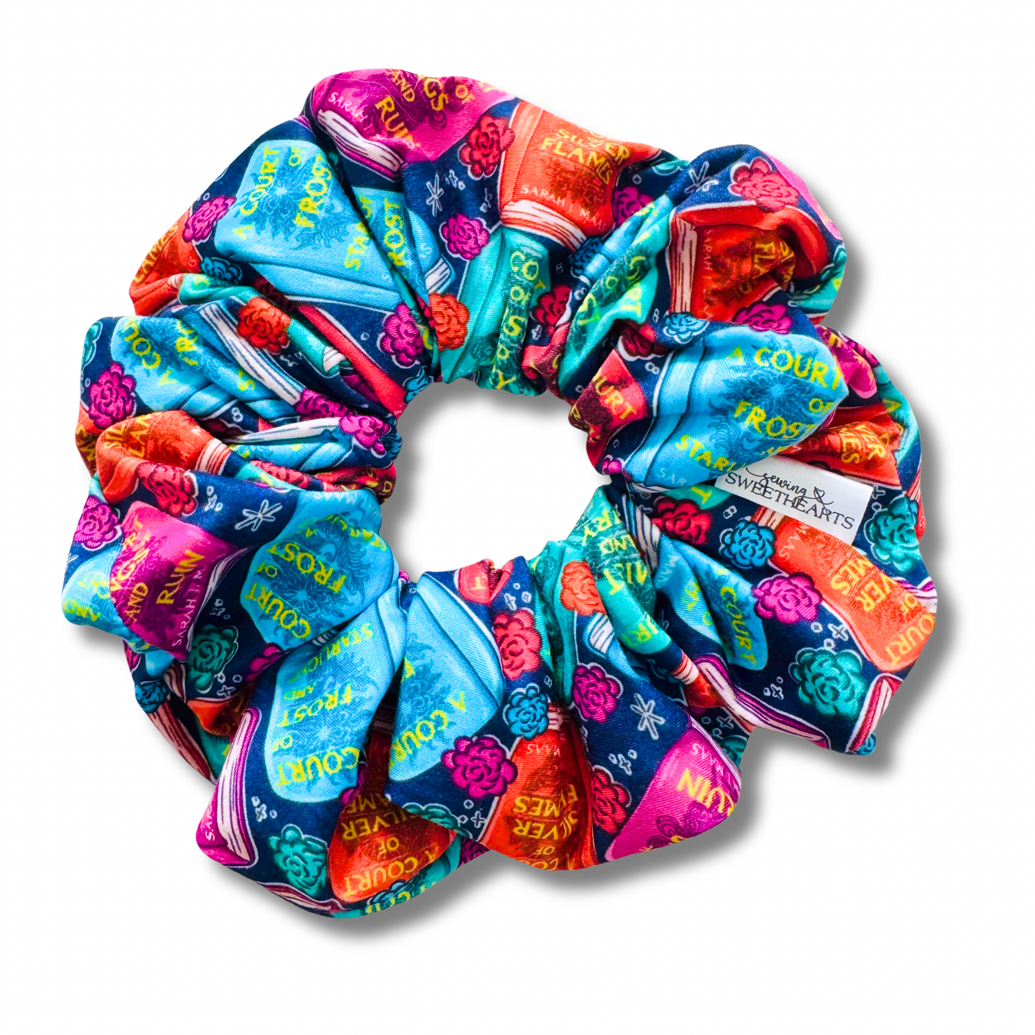 A Court Of (on Navy) Scrunchie Sewing Sweethearts