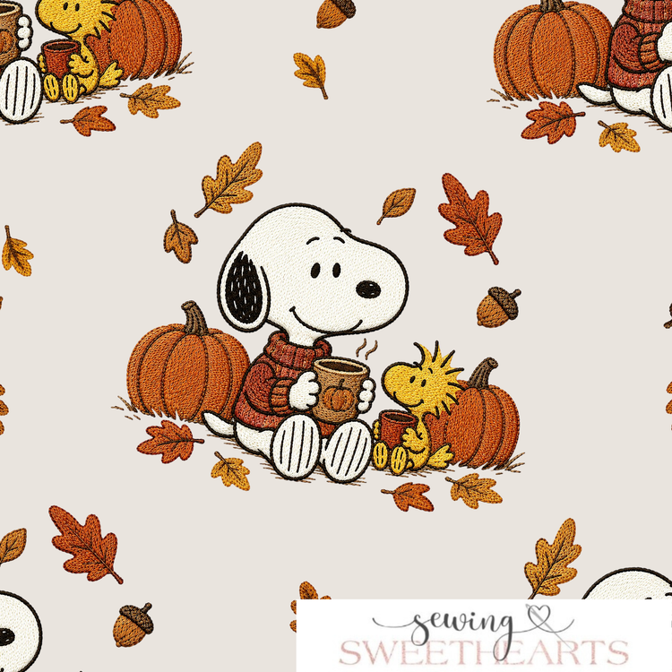 Fall Peanuts Minky Blanket PREORDER (~4 weeks before shipping)