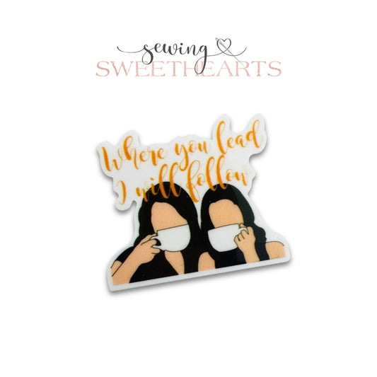 Coffee Girls Clip (2 for $9)  Sewing Sweethearts   