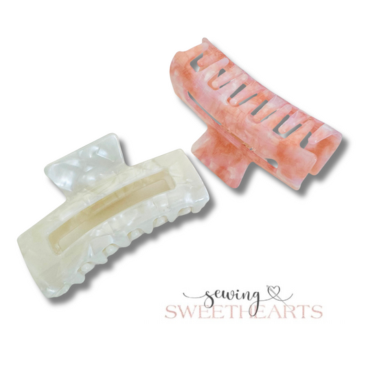 Marble Claw Clips / 8.5 cm  Sewing Sweethearts   