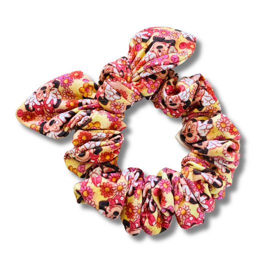 Summer Mouse Fun Bow Scrunchie  Sewing Sweethearts   