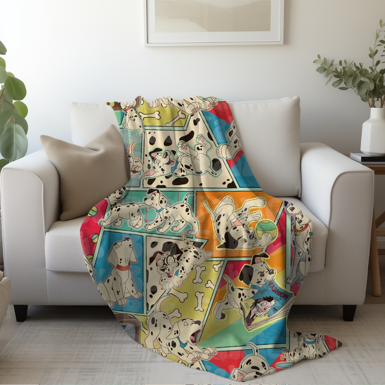 101 Dogs Minky Blanket PREORDER (~4 weeks before shipping)  Sewing Sweethearts   