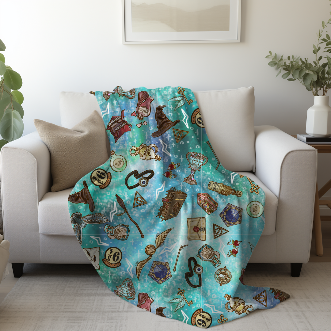 Wizard Things Minky Blanket PREORDER (~4 weeks before shipping)  Sewing Sweethearts   
