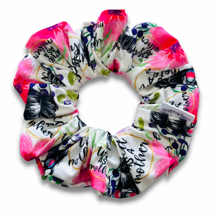 Tired as a Mother Scrunchie Scrunchies Sewing Sweethearts   