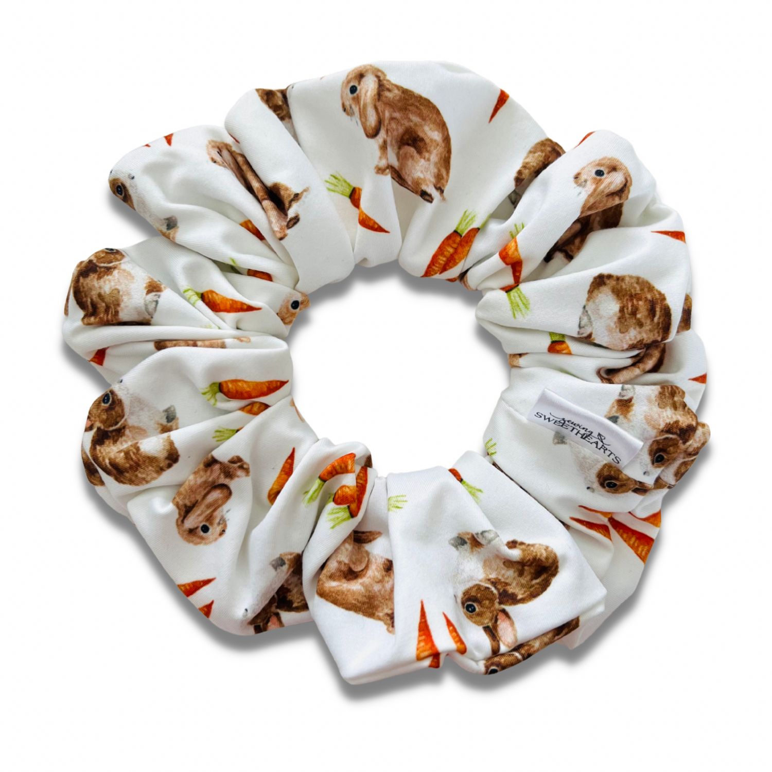 Easter Rabbit Scrunchie Scrunchies Sewing Sweethearts   