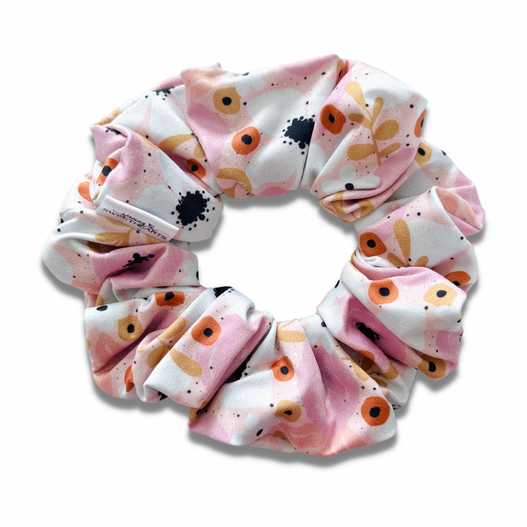 Flirty Floral Scrunchie Scrunchies Sewing Sweethearts   