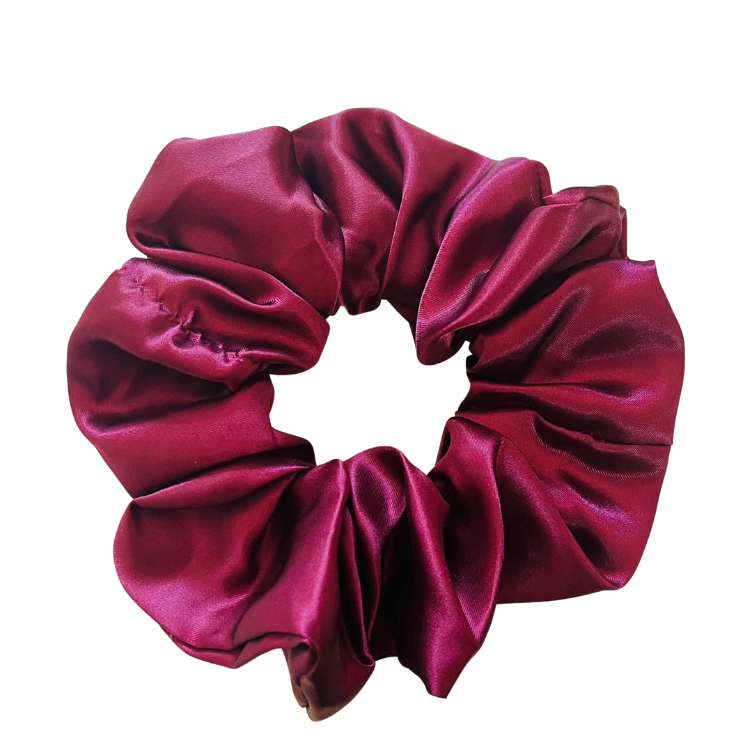 Boysenberry Satin Scrunchie Scrunchies Sewing Sweethearts   